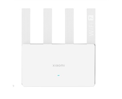 Xiaomi Mi Router BE3600 Dual Band WiFi 7 - Hasta 3600Mbps - 1 Puerto 2.5G y 3 Puertos Gigabit Ethernet - 4 Antenas Externas - Color Blanco