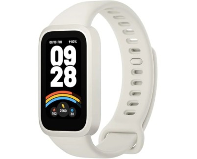 Xiaomi Mi Smart Band 9 Active Pulsera de Actividad Pantalla 1.47\" - Bluetooth 5.3 - Mas de 100 Modos Deportivos - Funciones de Vigilancia de la Salud - Ajuste Inteligente del Brillo de la Pantalla - Autonomia hasta 18 Dias - Color Beige