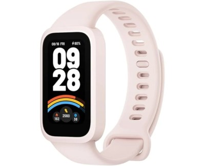 Xiaomi Mi Smart Band 9 Active Pulsera de Actividad Pantalla 1.47\" - Bluetooth 5.3 - Mas de 100 Modos Deportivos - Funciones de Vigilancia de la Salud - Ajuste Inteligente del Brillo de la Pantalla - Autonomia hasta 18 Dias - Color Rosa