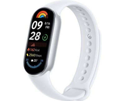 Xiaomi Mi Smart Band 9 Pulsera de Actividad Pantalla AMOLED 1.62\" - Bluetooth 5.4 - Mas de 150 Modos Deportivos - Funciones de Vigilancia de la Salud - Ajuste Inteligente del Brillo de la Pantalla - Autonomia hasta 18 Dias - Color Blanco