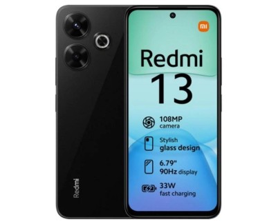 Xiaomi Redmi 13 Smartphone Pantalla 6.79\" - 6GB - 128GB - Camara Principal 108MP - Bateria 5030mAh - Admite Carga de 33W - Color Negro