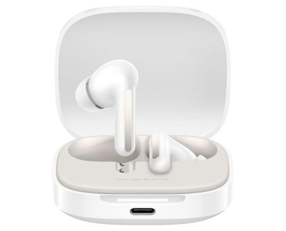 Xiaomi Redmi Buds 6 Auriculares Bluetooth 5.4 - Microfono Integrado - Sonido Envolvente 360 - Cancelacion de Ruido Autonomia hasta 10h - Resistencia al agua IP54 - Control Tactil - Color Blanco