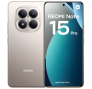 Xiaomi Redmi Note 15 Pro Smartphone Pantalla Amoled 6.77\" 120Hz - 8GB -256GB - Camara 200 MP OIS + 32 MP - MediaTek Helio G200 Ultra  - Bateria 6500 mAh con Carga 45W - IP65 - Color Titanio