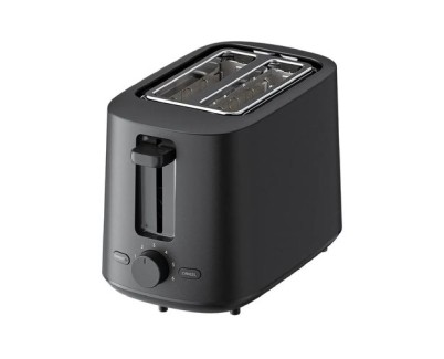 Xiaomi Toaster Tostadora 930W - Ranura Ancha 35 mm - 6 Niveles de Tostado - Funcion Descongelar y Recalentar - Rejilla Plegable Tipo Mini Horno - Bandeja RecogeMigas - Material Apto para Alimentos - Color Negro