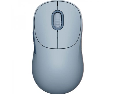 Xiaomi Wireless Mouse 3 Raton Inalambrico con Adaptador de 2.4GHz y Bluetooth 1200dpi - 5 Botones - Uso Diestro - Color Azul