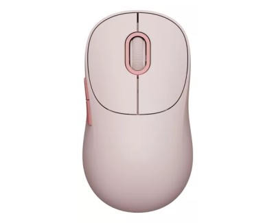 Xiaomi Wireless Mouse 3 Raton Inalambrico con Adaptador de 2.4GHz y Bluetooth 1200dpi - 5 Botones - Uso Diestro - Color Rosa