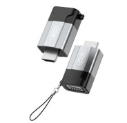 XO Adaptador HDMI - Soporta hasta 1080P - Aluminio - Color Negro