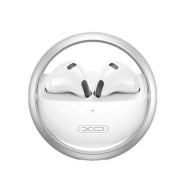 XO Auriculares Bluetooth 5.3 - hasta 4 Horas de Musica - Carga Tipo C - Bateria de 30Mah - Caja de Carga de 250Mah - hasta 3 Cargas Completas de los Auriculares - Color Blanco