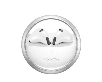 XO Auriculares Bluetooth 5.3 - hasta 4 Horas de Musica - Carga Tipo C - Bateria de 30Mah - Caja de Carga de 250Mah - hasta 3 Cargas Completas de los Auriculares - Color Blanco