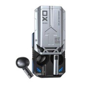 XO Auriculares Inalambricos - Caja con Iluminacion Rgb - Bluetooth 53 - Hasta 4 Horas de Musica - Bateria de 30Mah - Carga Completa 3 Veces - Dimensiones 68x23x47mm - Peso 74gr - Sonido de Apertura y Cierre - Color Negro