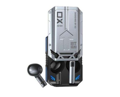 XO Auriculares Inalambricos - Caja con Iluminacion Rgb - Bluetooth 53 - Hasta 4 Horas de Musica - Bateria de 30Mah - Carga Completa 3 Veces - Dimensiones 68x23x47mm - Peso 74gr - Sonido de Apertura y Cierre - Color Negro
