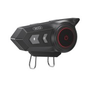 XO BE47 Intercomunicador para Casco de Moto - Bluetooth 5.3 - Alcance hasta 20m - Color Negro