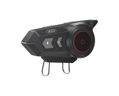 XO BE47 Intercomunicador para Casco de Moto - Bluetooth 5.3 - Alcance hasta 20m - Color Negro