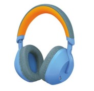 XO BE49 Auriculares Bluetooth 5.3 - Diadema y Almohadillas Confort en Tela - Microfono Integrado - Color Azul