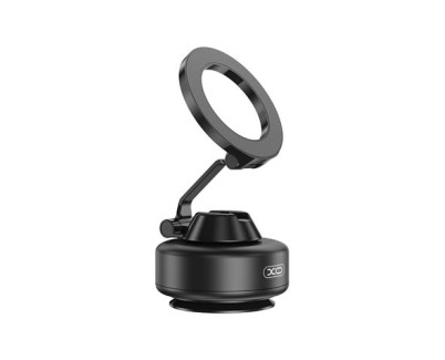 XO C172 Soporte Magnetico de Coche para Smartphones - Bomba de Vacio - Rotacion 360º - Bateria 130mah - Color Negro