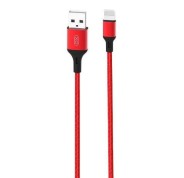 XO Cable NB143 Cordon USB - Lightning - 2.4A - 2m - Color Rojo