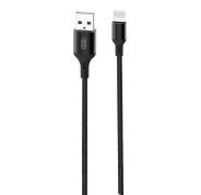 XO Cable USB-A Macho a Lightning - Carga + Transmision de Datos Alta Velocidad - 2.4A - 2m - Color Negro