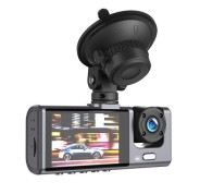 XO Camara de Seguridad FULLHD - Angulo 140º - Deteccion de Movimiento - Modo Parking - Soporte Ajustable - Compacta y Ligera - Micro SD hasta 64Gb - Color Negro