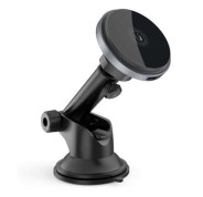 XO Cargador Inalambrico Magnetico - Carga QI hasta 15W - Deteccion de Objetos Metalicos - Color Negro