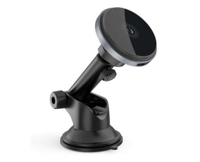 XO Cargador Inalambrico Magnetico - Carga QI hasta 15W - Deteccion de Objetos Metalicos - Color Negro