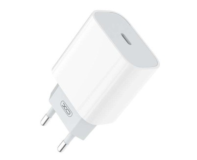 XO Cargador para Smartphone - Carga Rapida - 20W - Tipo C - Proteccion Sobretensiones - Color Blanco