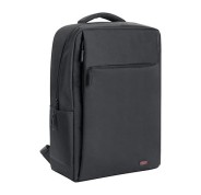 XO CB02BK Sport Mochila para Portatil - Hasta 17\" - Impermeable y Resistente - Carga Rapida USB - Diseño Ergonomico - Color Negro