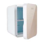 XO CZ002 Mini Nevera - Capacidad 5.5 Litros - Bajo Ruido - Incluye Cable 12/220V - Color Beige - Color Beige