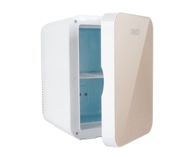 XO CZ002 Mini Nevera - Capacidad 5.5 Litros - Bajo Ruido - Incluye Cable 12/220V - Color Beige - Color Beige