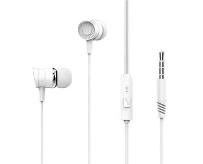 XO EP20 Auriculares Intrauditivos con Microfono - Controles en Cable - Conexion Jack 3.5mm - Cable de 1.20m