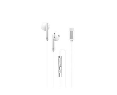 XO EP29 Auriculares Tipo C - Fuertes Graves - Cable 1.2m - Color Blanco