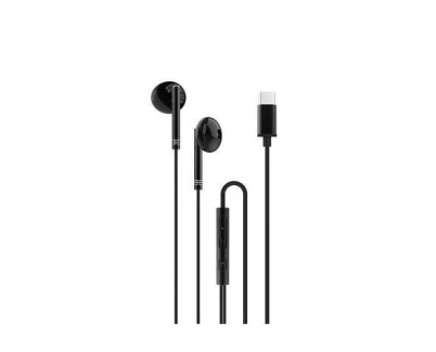 XO EP29 Auriculares Tipo C - Fuertes Graves - Cable 1.2m - Color Negro