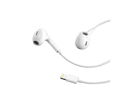 XO EP45 Auriculares Lightning - Sonido de Calidad - 1.2m - Color Blanco
