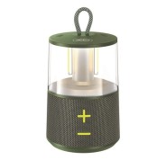 XO F59 Altavoz Bluetooth 5W con Lampara Camping - Color Verde