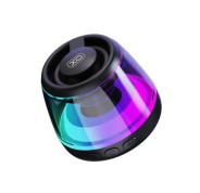 XO F62 Mini Altavoz Bluetooth Sobremesa - Bluetooth 5.3 - 5W - Base Magnetica - Colgador y Aro Magsafe - Iluminacion RGB - Color Negro