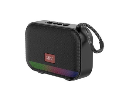 XO F66 Altavoz Bluetooth - 5W - USB y MicroSD - RGB - Color Negro