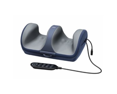 XO FG10 Masajeador de Piernas - 3 Niveles de Intensidad - 24W - Temporizador - Color Azul Oscuro y Gris