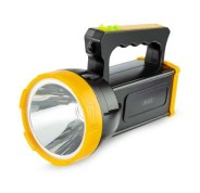 XO Foco Potente Recargable - Tamaño Optica 78mm - Hasta 48 Horas de Luz Estroboscopica - Puerto de Carga Tipo C - Color Negro