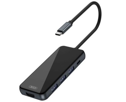 XO Hub USB-C 3.0 con 3x USB-A 3.0, 1x HDMI y 1x USB-C