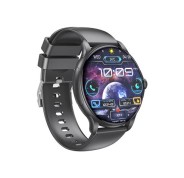 XO J11 Reloj Smartwatch Pantalla Redonda 2.06\" HD - Asistente de Voz - Control de Musica - Always On Display - Llamadas BT - IP68 - Color Negro