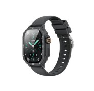 XO J12 Reloj Smartwatch Pantalla Cuadrada 2.06\" AMOLED - Asistente de Voz - Control de Musica - Multideporte - Llamadas BT - IP68 - Color Negro
