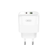 XO L138 Cargador de Pared 30W - USB-C y USB-A - Color Blanco