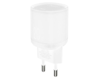 XO L143 Cargador de Corriente 20W - USB-C - PD 3.0 y QC 3.0 - Color Blanco