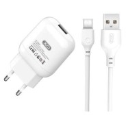 XO L37 Pack Cargador de Corriente USB + Cable USB-A a USB-C