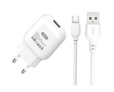 XO L37 Pack Cargador de Corriente USB + Cable USB a MicroUSB