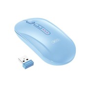 XO M13 Raton Inalambrico - Bluetooth y RF 2.4GHz - 1600DPI - Color Azul