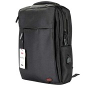 XO Mochila para Portatil - hasta 15.6\" - Impermeable y Resistente - Carga Rapida USB - Diseño Ergonomico - Color Negro