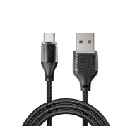 XO NB291 Cable USB-A Macho a USB-C - Carga y Transmision de Datos Alta Velocidad - 6A - 1m - Color Negro