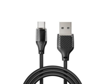 XO NB291 Cable USB-A Macho a USB-C - Carga y Transmision de Datos Alta Velocidad - 6A - 1m - Color Negro