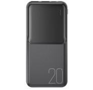 XO PR252 Powerbank 20000mAh -  USB-C y USB-A - Color Negro