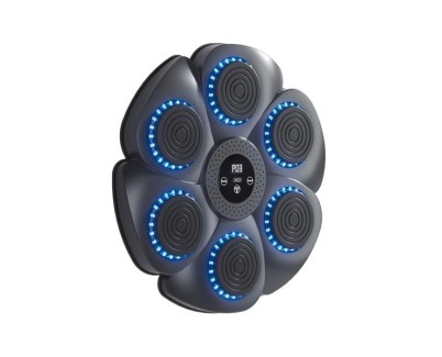 XO SF02 Maquina de Boxeo Inteligente con Musica - 6 Puntos de Impacto - Puntuacion Automatica - Bateria de 2000mAh - Color Negro